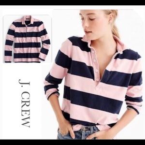J. Crew 1984 rugby stripe shirt xxsmall NWT